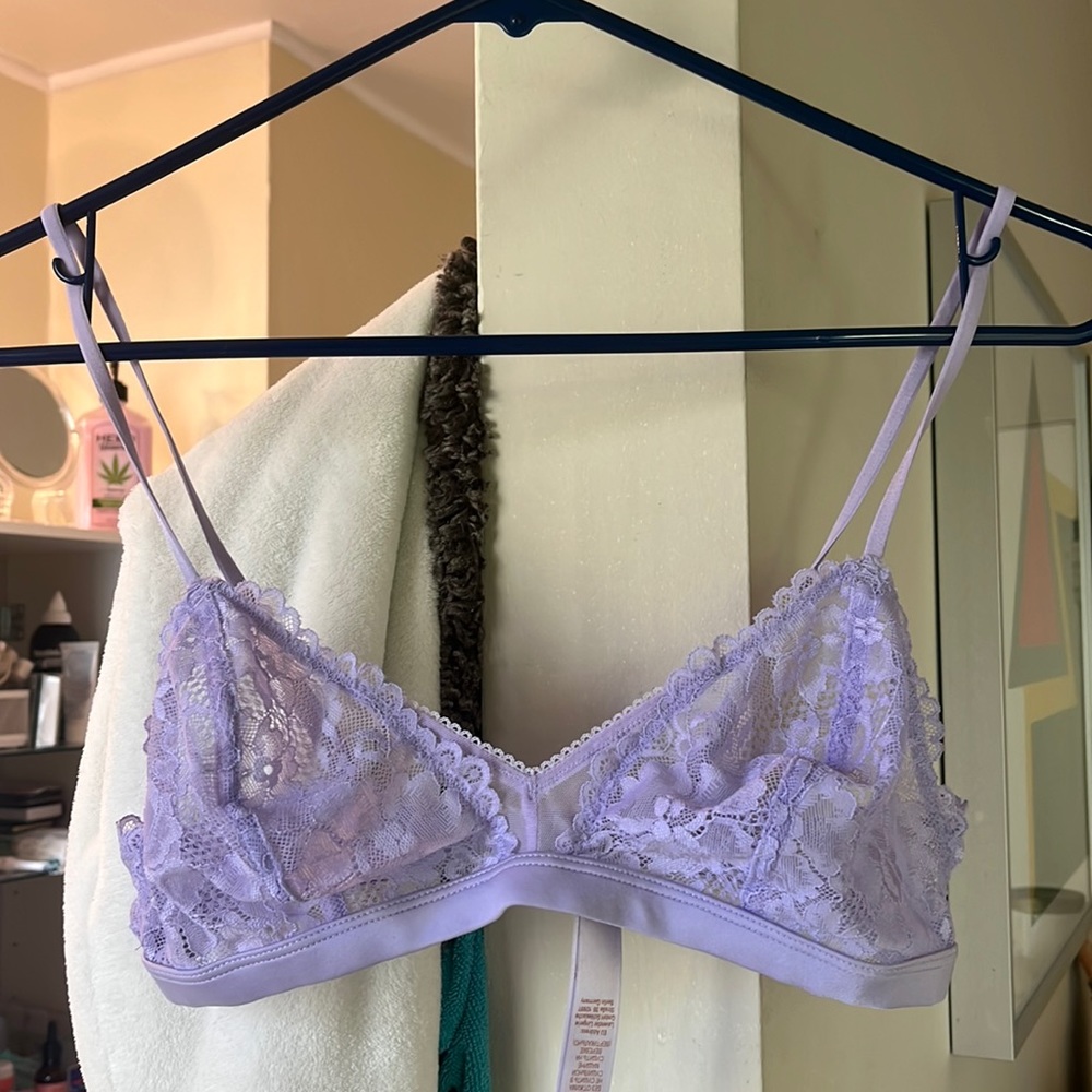 savage x fenty lavender bra